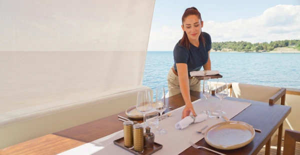 yacht stewardess